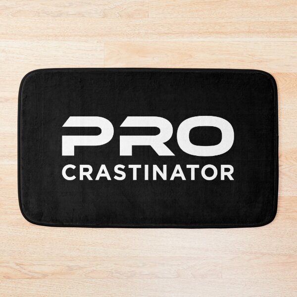 Item preview, Procrastinator (White Text) designed and sold by STUDIO-72.