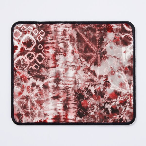 Item preview, Red Summer Tie Dye Batik Wax Tie Die Print designed and sold by paperandfrill.