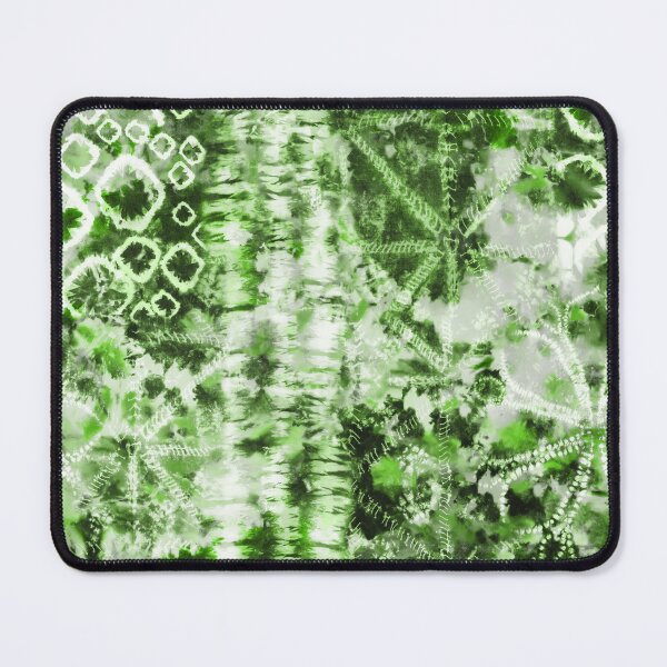 Item preview, Green Summer Tie Dye Batik Wax Tie Die Print designed and sold by paperandfrill.