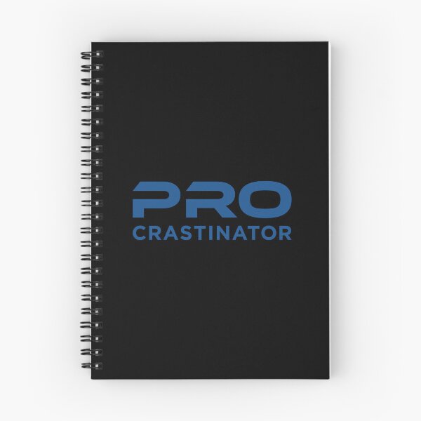 Item preview, Procrastinator (Blue on Black) designed and sold by STUDIO-72.