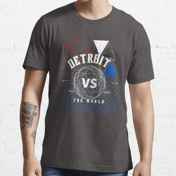 Detroit Tigers Baseball Long Sleeve Tee & Crews at Michigan Vibes M / Black Heather