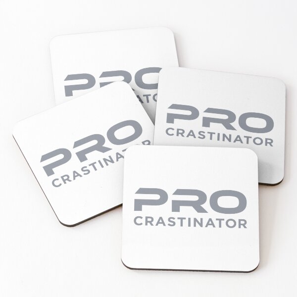 Item preview, Procrastinator (Grey on White) designed and sold by STUDIO-72.