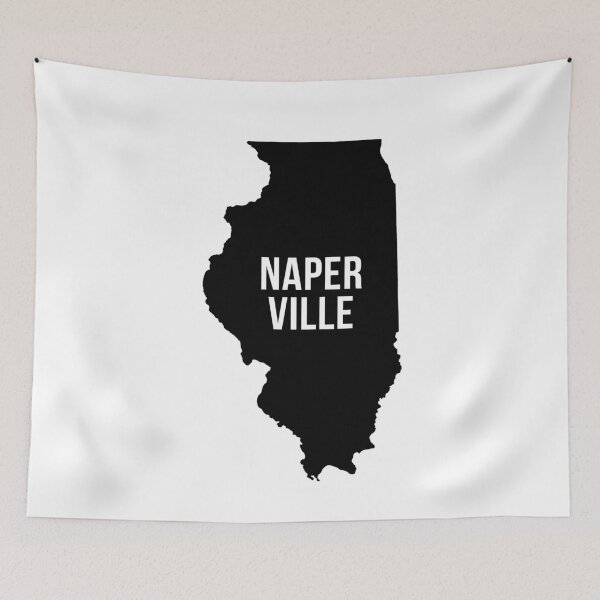 Item preview, Naperville, Illinois Silhouette designed and sold by CartoCreative.