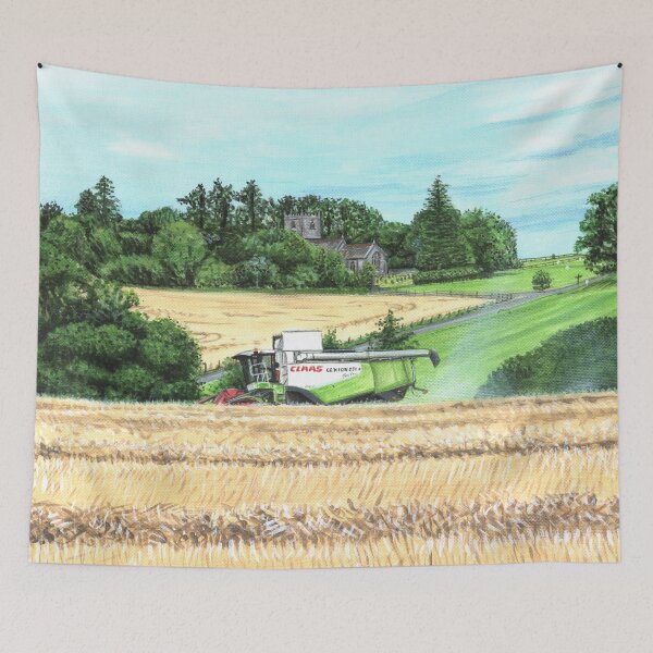 Item preview, Combine Hartvester at Work designed and sold by SandraWarmerdam.