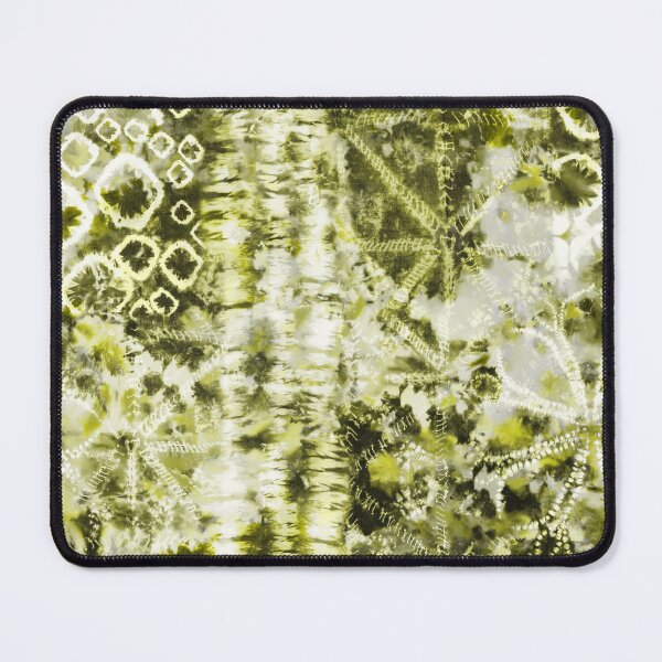 Item preview, Yellow Summer Tie Dye Batik Wax Tie Die Print designed and sold by paperandfrill.