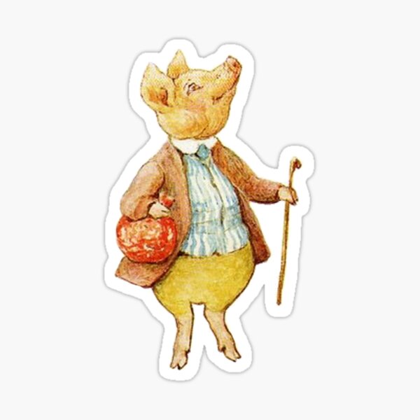 Artikel-Vorschau von Ferkel Bland - Beatrix Potter, designt und verkauft von SALON DES ARTS.