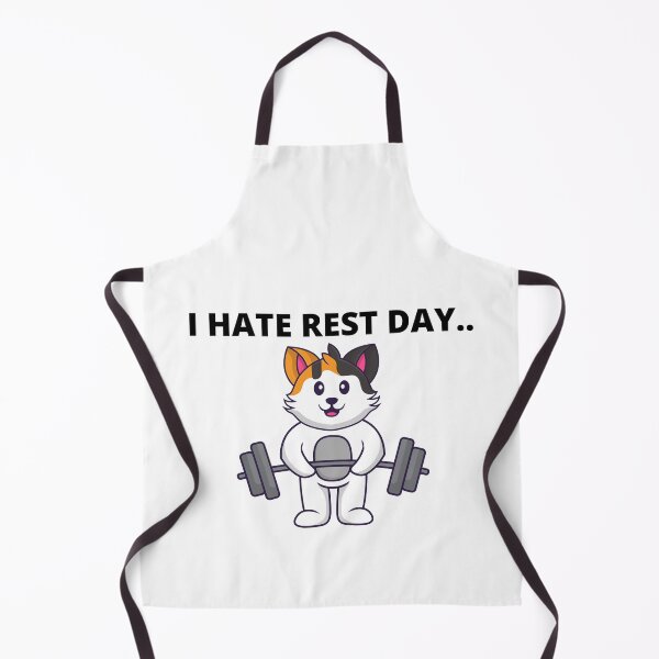 Artikelvorschau, Ich hasse Ruhetag, Fitness, lustig entworfen und verkauft von zakariadesigner.