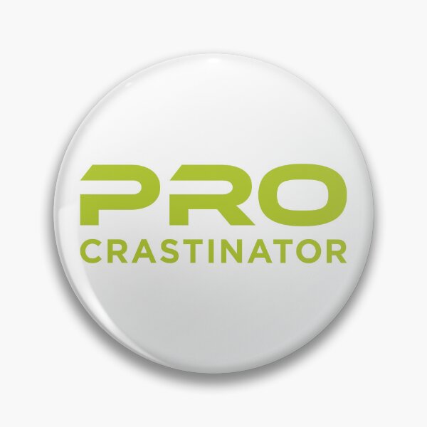 Item preview, Procrastinator (Light Green on White) designed and sold by STUDIO-72.