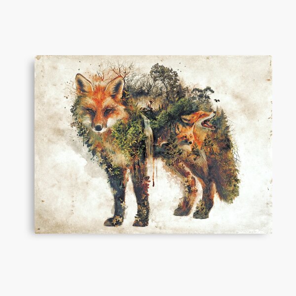 Item preview, The Fox my original surreal nature art designed and sold by barrettbiggers.