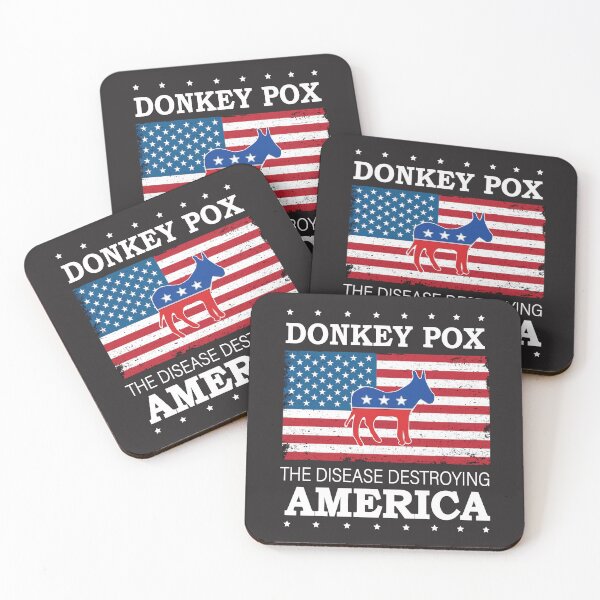 Item preview, donkey pox The Disease Destroying America 4th of july with USA Flag designed and sold by soer-mon.