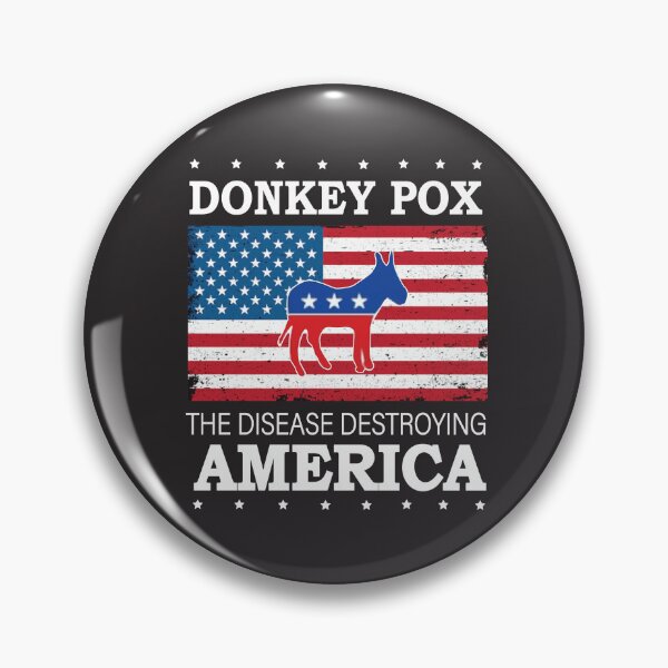 Item preview, donkey pox The Disease Destroying America 4th of july with USA Flag designed and sold by soer-mon.