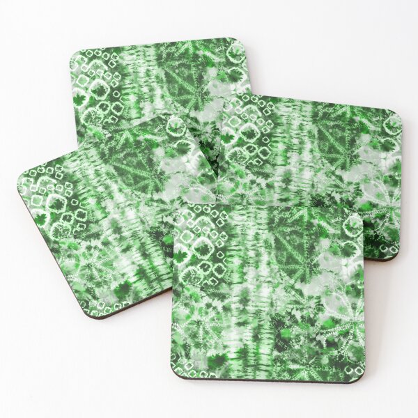 Artikelvorschau, Grüner Sommer-Batik-Batik-Wachs-Krawattendruck entworfen und verkauft von paperandfrill.