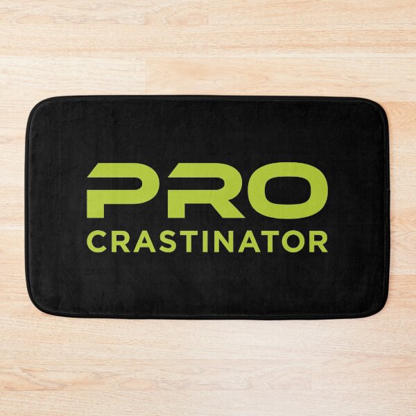 Item preview, Procrastinator (Light Green on Black) designed and sold by STUDIO-72.