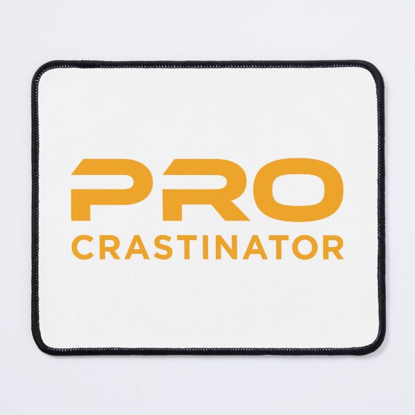 Item preview, Procrastinator (Orange on White) designed and sold by STUDIO-72.
