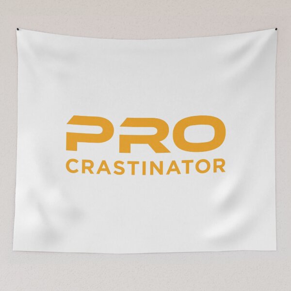 Item preview, Procrastinator (Orange on White) designed and sold by STUDIO-72.