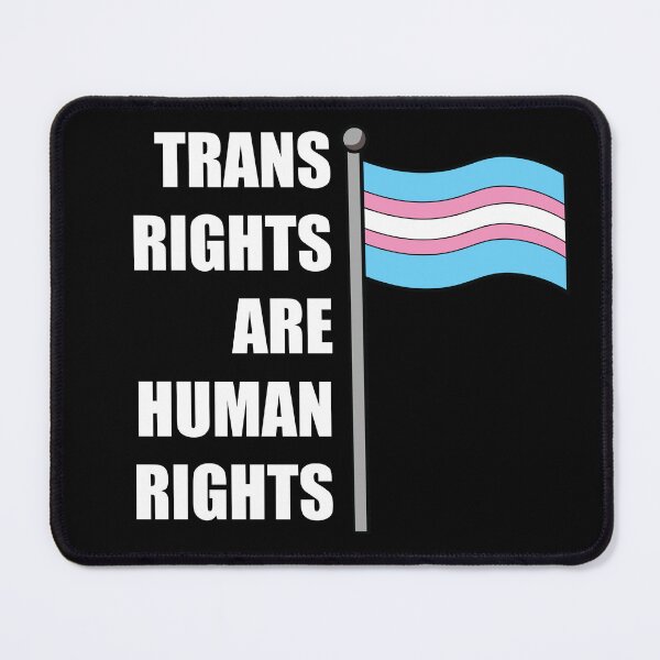 Item preview, Trans Rights Are Human Rights (Flag Colors) designed and sold by TheTransStyle.