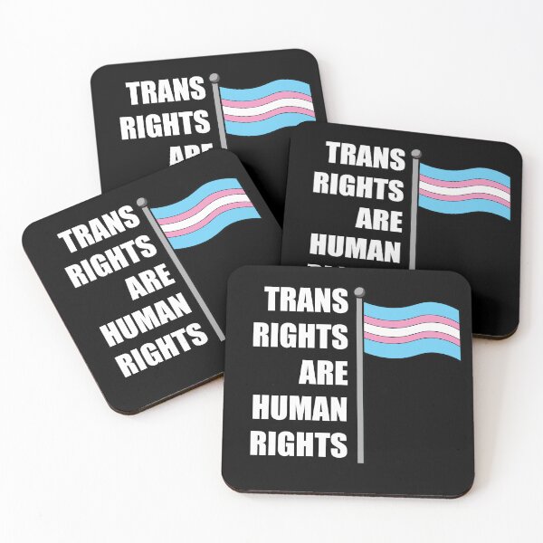 Item preview, Trans Rights Are Human Rights (Flag Colors) designed and sold by TheTransStyle.