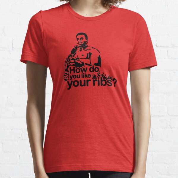 How Do You Like Your Ribs? - Action Jackson (Black) Essential T-Shirt