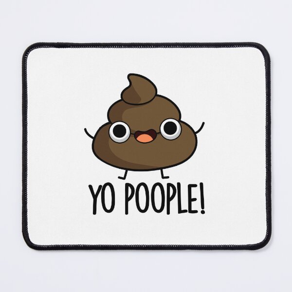 Item preview, Yo Poople Funny Poop Puns designed and sold by punnybone.