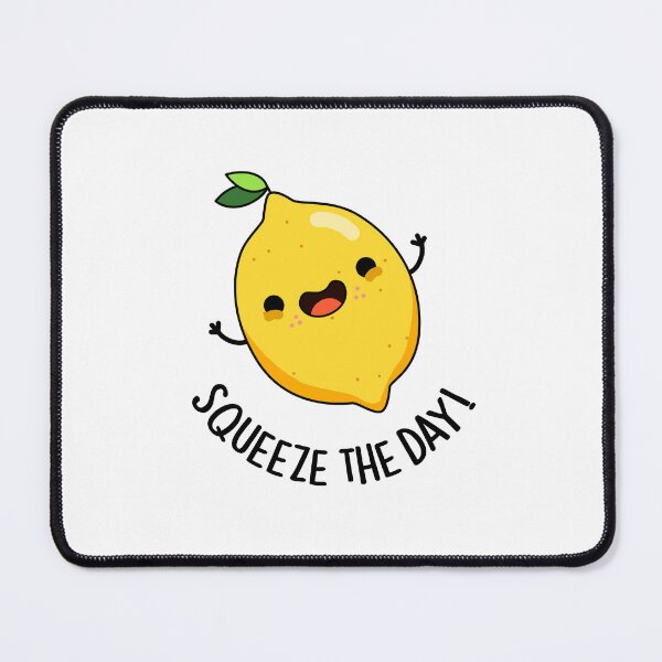 Item preview, Squeeze The Day Funny Lemon Puns designed and sold by punnybone.