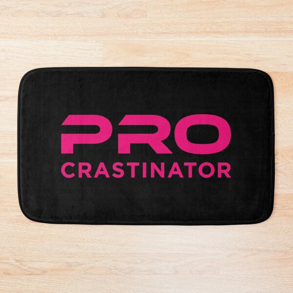 Item preview, Procrastinator (Pink on Black) designed and sold by STUDIO-72.