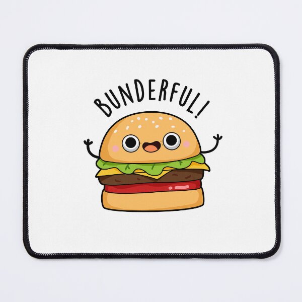 Item preview, Bunderful Funny Burger Bun Puns  designed and sold by punnybone.