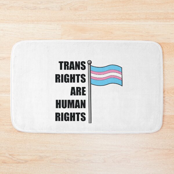 Item preview, Trans Rights Are Human Rights (Flag Colors) designed and sold by TheTransStyle.
