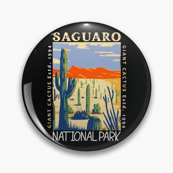 Item preview, Saguaro National Park Giant Cactus Distressed designed and sold by KrisSidDesigns.