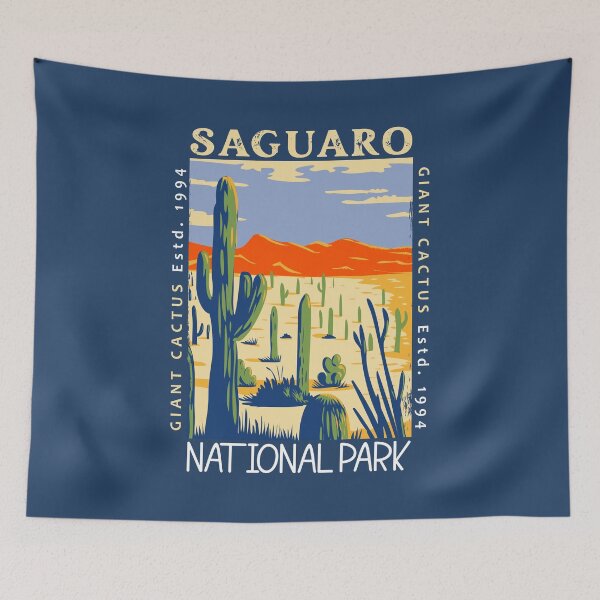 Item preview, Saguaro National Park Giant Cactus Distressed designed and sold by KrisSidDesigns.