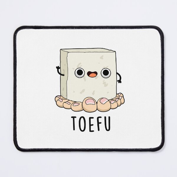 Item preview, Toe-fu Funny Tofu Puns  designed and sold by punnybone.