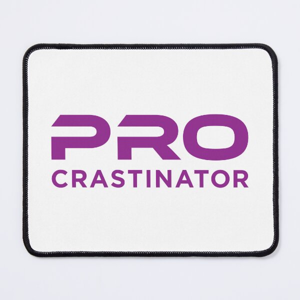 Item preview, Procrastinator (Purple on White) designed and sold by STUDIO-72.