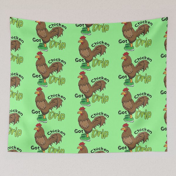 Item preview, Brown Chicken With Green Shoes Chicken Got Drip designed and sold by ETVdesign.