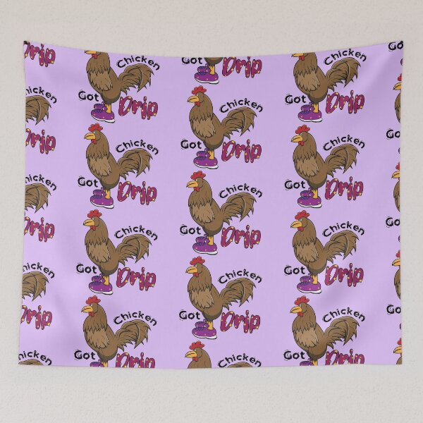 Item preview, Brown Chicken With Purple Shoes Chicken Got Drip designed and sold by ETVdesign.