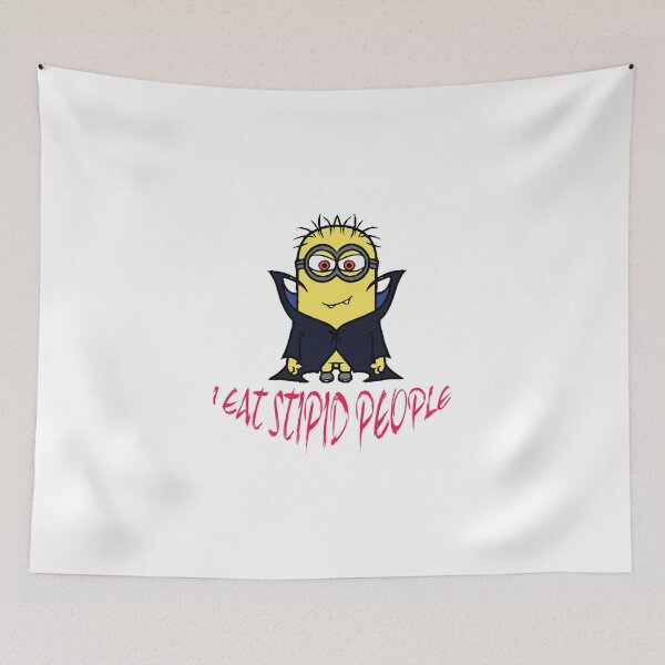 Item preview, Minion I Eat Stupid People designed and sold by Joanna-Asia.