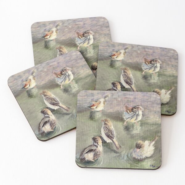 Item preview, Bathtime For Sparrows designed and sold by richardpaul.