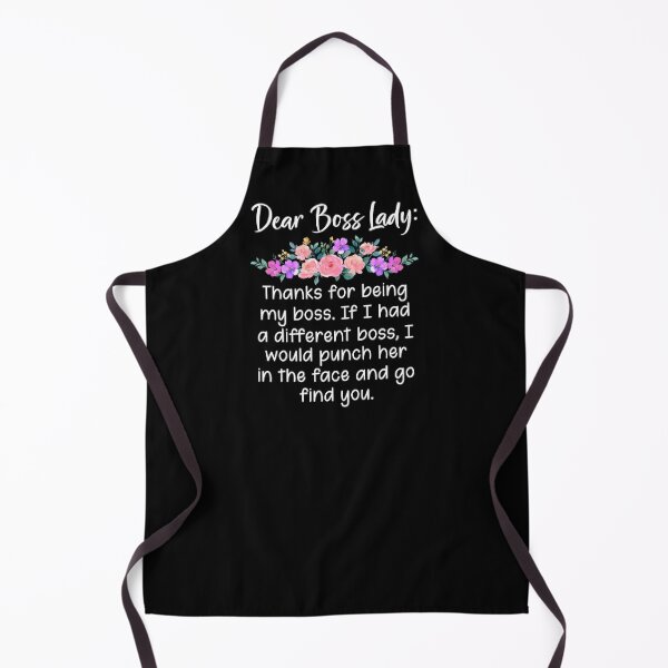 Mom Boss Apron with Pockets