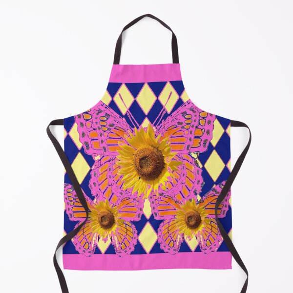 Item preview, PINK SUNFLOWER,DESIGNS, MONARCH BUTTERFLIES PATTERN ART designed and sold by sharlesart.