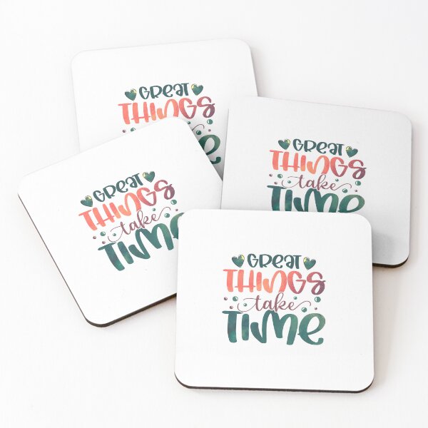 Item preview, Green great things motivational phrase designed and sold by Arne Smet.