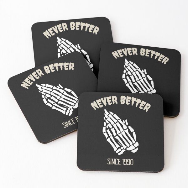 Item preview, Never Better Praying Hands Skeleton Design designed and sold by ThisIsMugLife.