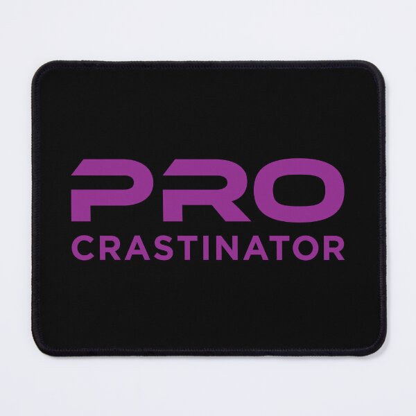 Item preview, Procrastinator (Purple on Black) designed and sold by STUDIO-72.