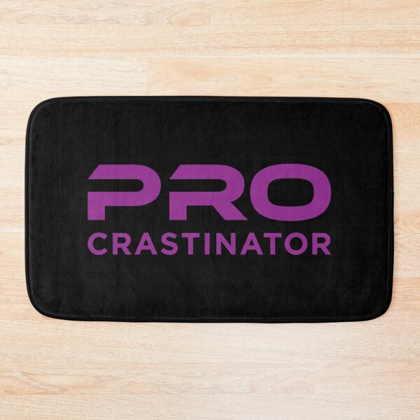 Item preview, Procrastinator (Purple on Black) designed and sold by STUDIO-72.