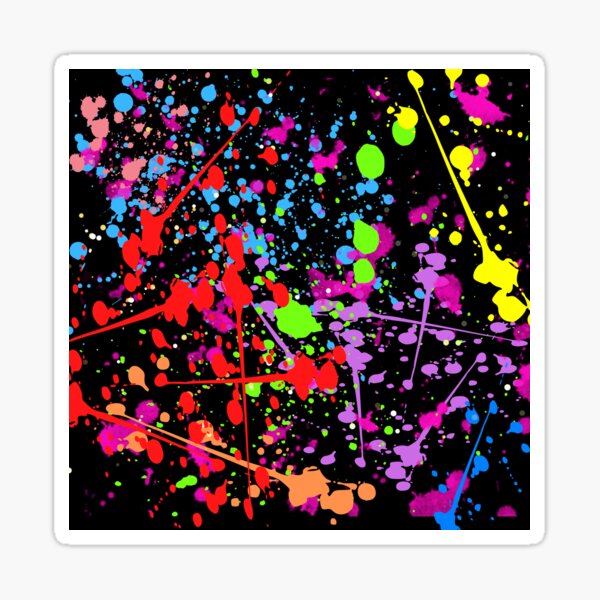 Item preview, Paint Splash designed and sold by TotallyRetroArt.