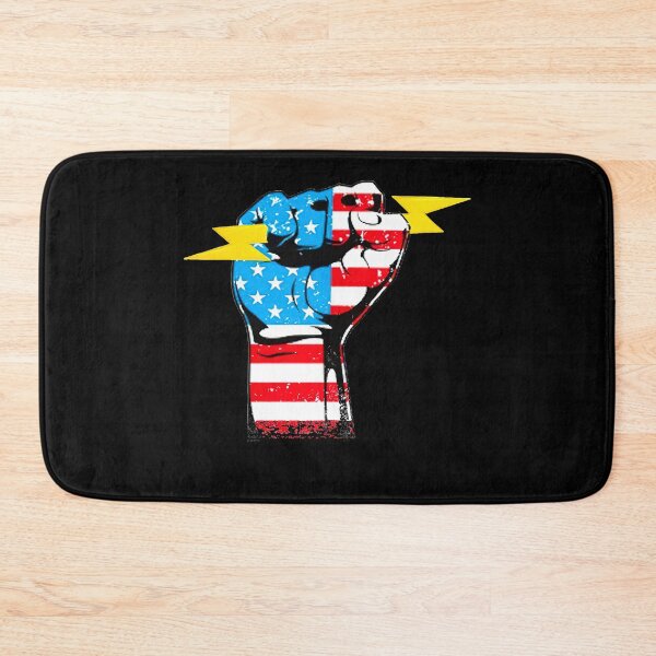 Item preview, Lightning In US Flag Fist Proud Electrician designed and sold by hoangminhSHOP.