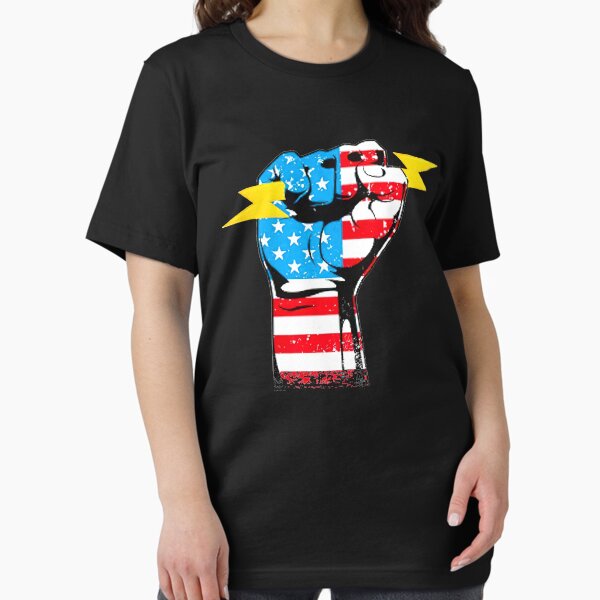 Item preview, Lightning In US Flag Fist Proud Electrician designed and sold by hoangminhSHOP.
