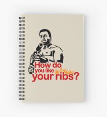 How Do You Like Your Ribs? - Action Jackson (Color) Spiral Notebook