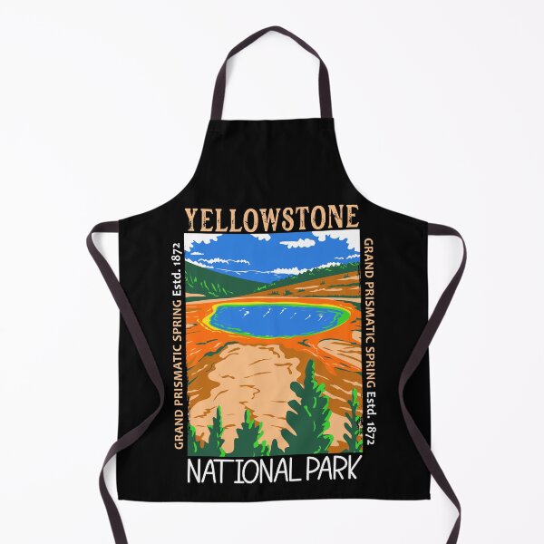 Item preview, Yellowstone National Park Grand Prismatic Spring Distressed designed and sold by KrisSidDesigns.