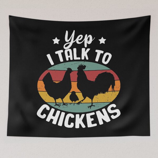 Item preview, Yep I Talk To Chickens designed and sold by SunsetGloww.