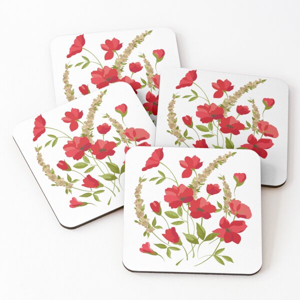 Item preview, Wild Red Flowers designed and sold by danikaVT.