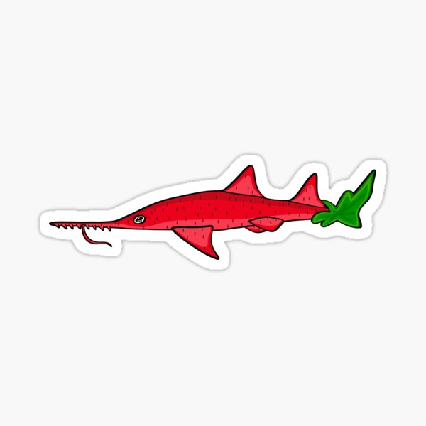 Item preview, Strawberry Sawshark  designed and sold by VanHollowStudio.