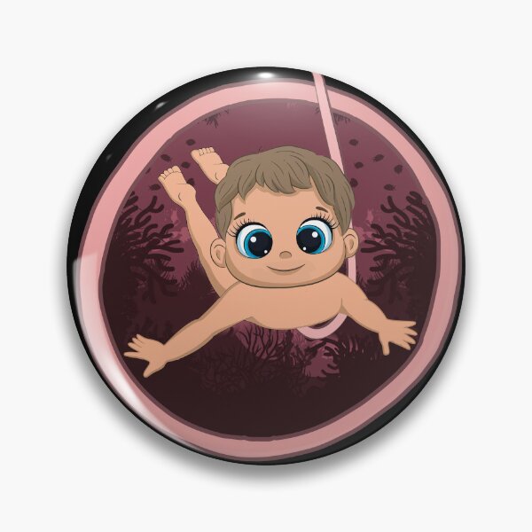 Item preview, Cute Baby in the Womb Swimming designed and sold by DabGraphic.